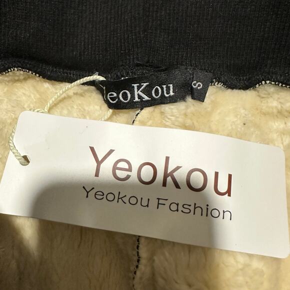 Women's Winter Warm Athletic Sweatpants Sherpa Lined Joggers Fleece Pants Small - Picture 10 of 12